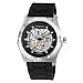 Armitron Men's 204405SVSV Automatic Silver-Tone Stainless Steel Black Rubber Strap Sport Watch