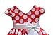 Little/Big Girls Cap Sleeves 50's Vintage Polka Dot Flowers Girl Brithday Party Swing Dress,Red,2t
