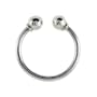 Sterling Silver Key Chain Horseshoe Style Key Ring