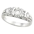 14K White Gold Diamond Anniversary Band - 0.67 Ct.
