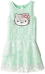 Girls Cotton/Jersey Embroidered Sequined  Applique   Dress With a Bow(s) and Ruffles