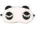 Jenna Eyelashes Panda Sleeping Eye Mask White,Free size RS.250.00