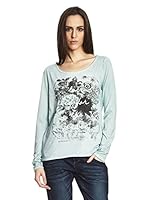 Broadway NYC Camiseta Manga Larga Amadea (Verde Menta)