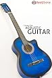 New Blue Cutaway Acoustic Guitar W/ Accessories Combo Kit Beginners