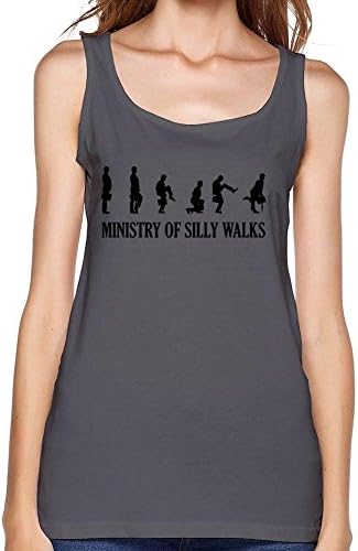 ol2yeb Women's Ministry of Silly Walks Tank Top 100% Cotton