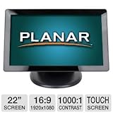 Planar Systems PT2285PW 22-Inch Touch LCD Desktop - Black