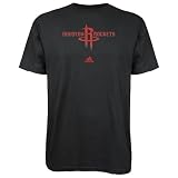 NBA Houston Rockets Men's Primary Logo Tee (Black, Medium)