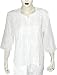 Kurti Women's Clothing Top Fashion for the Summer Chikan Embroidery Size L (ctop473)