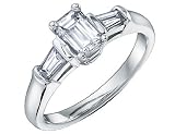 Search : Diamond Engagement Ring 1/2 Carat (ctw) in 14K White Gold (Certified)