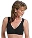 MediChoice Surgical Bras, Standard, Size 38, Hook and Eye Front Closure, Cotton Spandex, Adjustable Shoulder Straps, Compression, Support, Black (Each of 1)