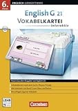 EG 21 Band 2; 6.Klasse Vokabelkarteien interaktiv zu allen Ausgaben