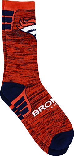Denver Broncos Jolt Promo Socks, Large