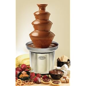 Nostalgia Electrics 3 Tier Stainless Fondue Fountain CFF-986 by 