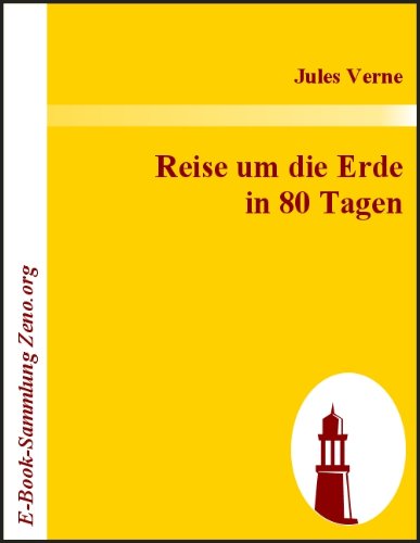 Buch - Cover Reise um die Erde in 80 Tagen - Jules Verne - Contumax GmbH & Co. KG