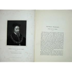 Comte 1834 de Thomas Stanley de Portrait de M�moires Derby Finden