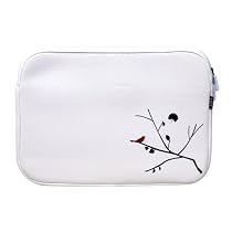 HP Mini 110 10.1" CaseCrown Fashion Netbook Neoprene Sleeve Case - Spring Bird Branch