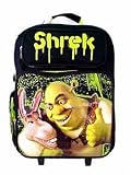 Donkey & Shrek best pals Rolling Backpack School Luggage Bag - B0002QV8IU