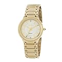 Men's Elgin Round Gold Tone Watch - 8"