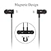 Bluetooth Headset [Magnetic Design] Bluetooth Headphone Sweatproof In-ear Sport Headphone with Noise Reducing Tech Compatible with iPhone Android & Other Bluetooth Devices