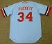 KIRBY PUCKETT Minnesota Twins 1987 Majestic Cooperstown Throwback Baseball Jersey, XL