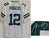 Aaron Rodgers Autographed/Hand Signed Packers Reebok Premier White Jersey
