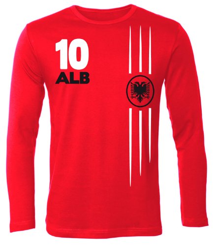 FUSSBALL WM 2014 – ALBANIEN FANSHIRT 3318(HL-R) Gr. S