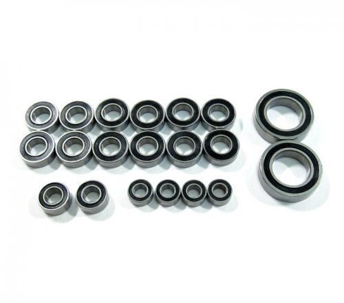 Boom Racing #AT4BBZ High Performance Full Ball Bearings Set Rubber Sealed (20 Total) for Team Associated RC10T4, RC10T4.1