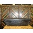 ANTIQUE RUSTIC TIBET BOX CHEST TABLE BASE INDIA TRUNK