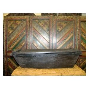 ANTIQUE RUSTIC TIBET BOX CHEST TABLE BASE INDIA TRUNK by mogulinterior.com