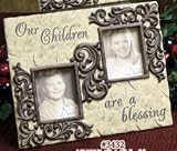 Review Inspirational Gifts - Mr Dukes 3432 / OUR CHILDREN ARE A BLESSING Stone Resin Photo Picture frame