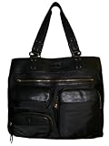 Women's DKNY Large Nylon Handbag (Black)