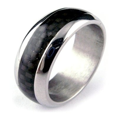 8mm Titanium Ring with Black Carbon Fiber Wedding Ring Men's Wedding Rings Men's Engagement Bands Designer Rings (Available in Whole Sizes 8-12) (11) 8mm Titanium Ring with Black Carbon Fiber Wedding Ring Men's Wedding Rings Men's Engagement Bands Designer Rings (Available in Whole Sizes 8-12) (11)