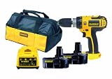 Dewalt Dc727pak 1x Dc727n 18 Volt 2 Speed Combi Drill With 1x 1 Hour Charger , 2x 2.4 Ah Ni-cad Batteries And Dewalt Carrier Bag