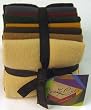 Moda Crazy Cuts Dark Wool Assortment Bundle 8 Fabric Colors