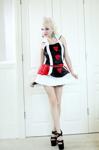 womens heart of queen princess halloween alice in wonderland