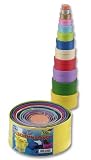 Folia 3209 - Geschenkboxen aus Karton Rund, farbig, 12 St&uuml;ck in verschiedenen Gr&ouml;&szlig;en und Farben