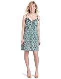 Fleurish Junior's Beaded Neck Top,Turquoise/Ivory,Small
