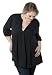 Sealed With A Kiss Designs Plus Size Emmylou Tunic - Size 2X, Black