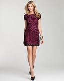 bebe Color Lace Dress