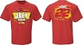 Joey Logano NASCAR #22 Shell Fan Up T-Shirt-Red