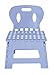 Super Quality Heavy Duty Folding Step Stool with handle, Non Slip for Adults and Kids, Saves Space, Super Handy -Blue