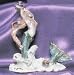 Diamond-Cut Mermaid Figurine