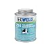 E-Z Weld 20402 Heavy Duty PVC Cement, 32 Degree F to 110 Degree F Application Temperature, 8 fl oz Can, Clear (Case of 24)