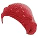 2 Tone Knit Vent Summer Light Beret Slouch Tam Hat Pink with Hot Pink