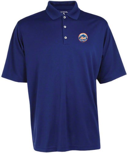 New York Mets Exceed Desert Dry Blue Polo Shirt