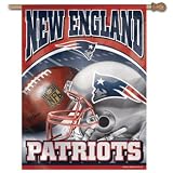 New England Patriots 27x37 Vertical Flag