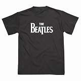 Spike Herren T-Shirt The Beatles Logo, schwarz, Gr. XL