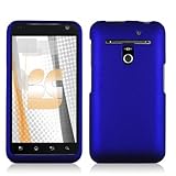 Blue Rubberized Hard Phone Cover for LG Revolution VS910