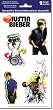 Justin Bieber Peel & Stick - Removable & Reusable - Decorative Decals (4" x 8" Sticker Pack)