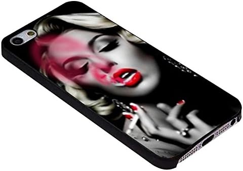 Marilyn monroe smoking for Iphone Case (iPhone 5/5s black)